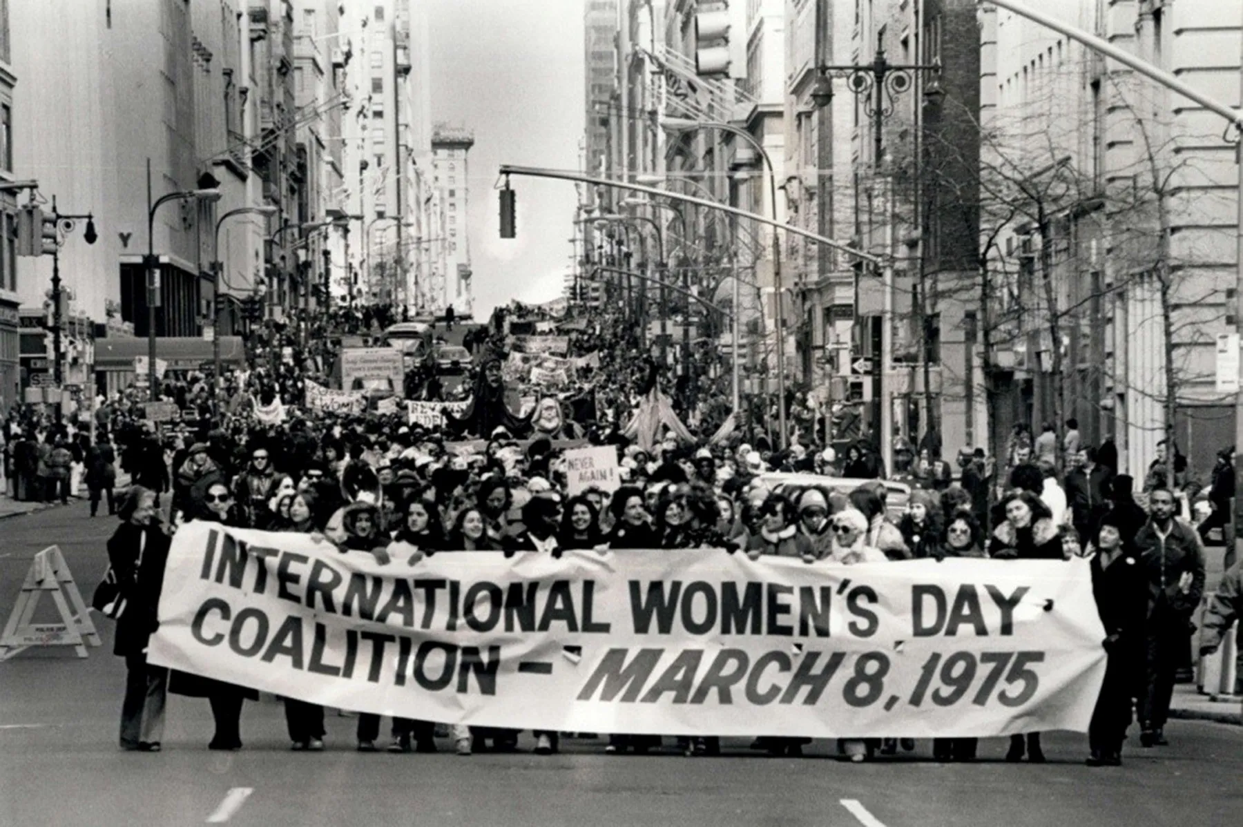 Image of the International Women's Day Coalition March 1975 